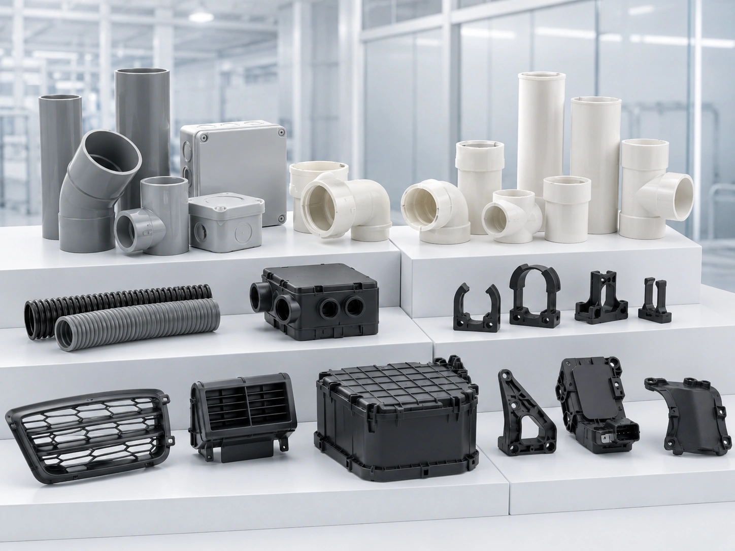 Construction Materials & Automotive Components product examples