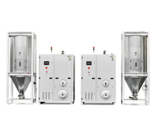 Optional auxiliary equipment for plastic production lines
