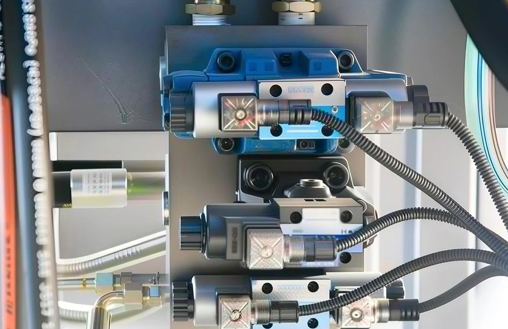 Hydraulic pump used in the BST-4500A injection molding machine