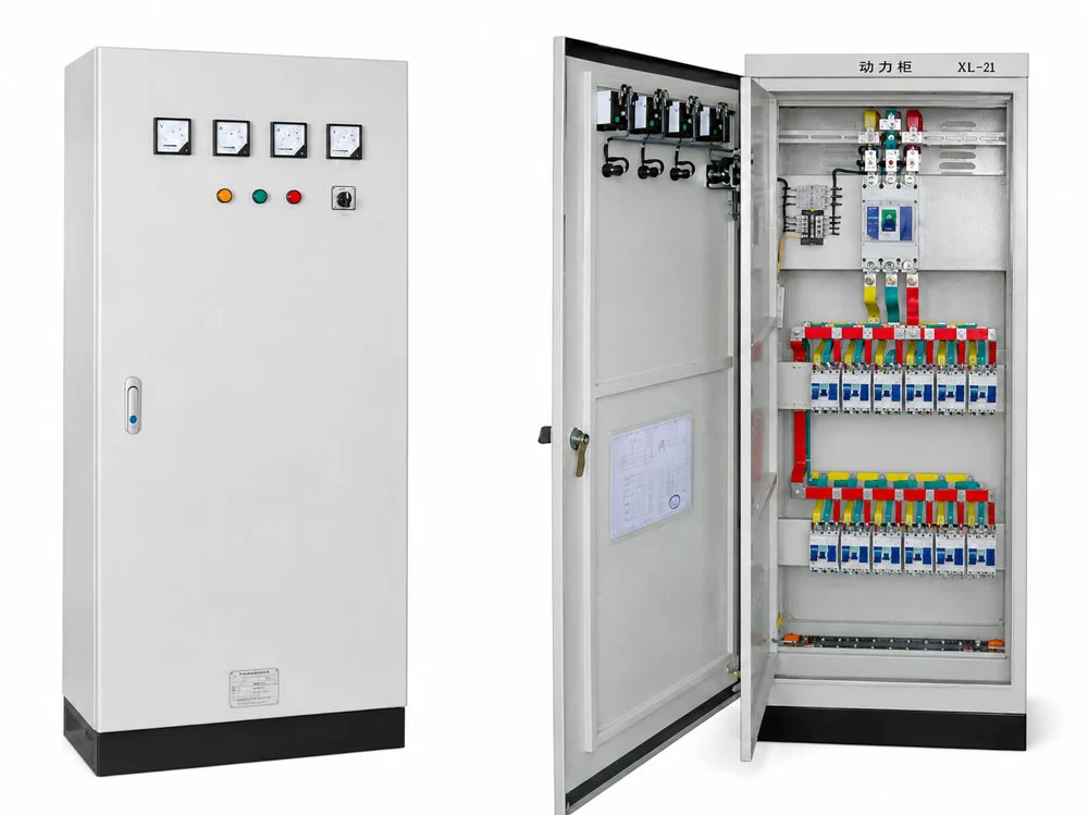 Power distribution cabinet for injection molding machine