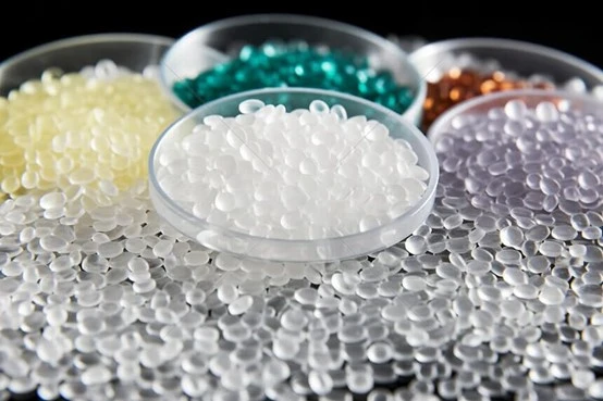 Plastic pellet raw materials for injection molding production