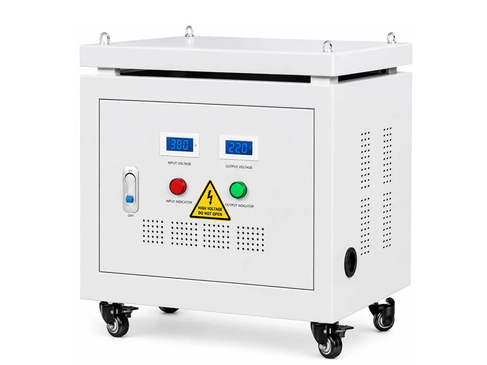 Transformer for injection molding machine